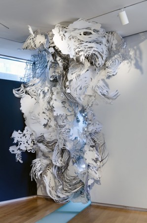 Mia Pearlman's paper sculptures