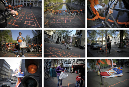 Reebok guerrilla actie