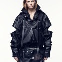 leather jacket Ann Demeulemeester \ leather jacket Dolce & Gabbana \ hipbag Diesel