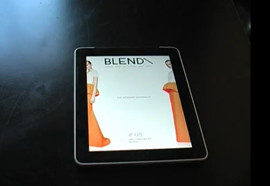 BLEND Magazine on iPad, available now!