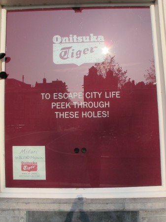 Onitsuka Tiger window