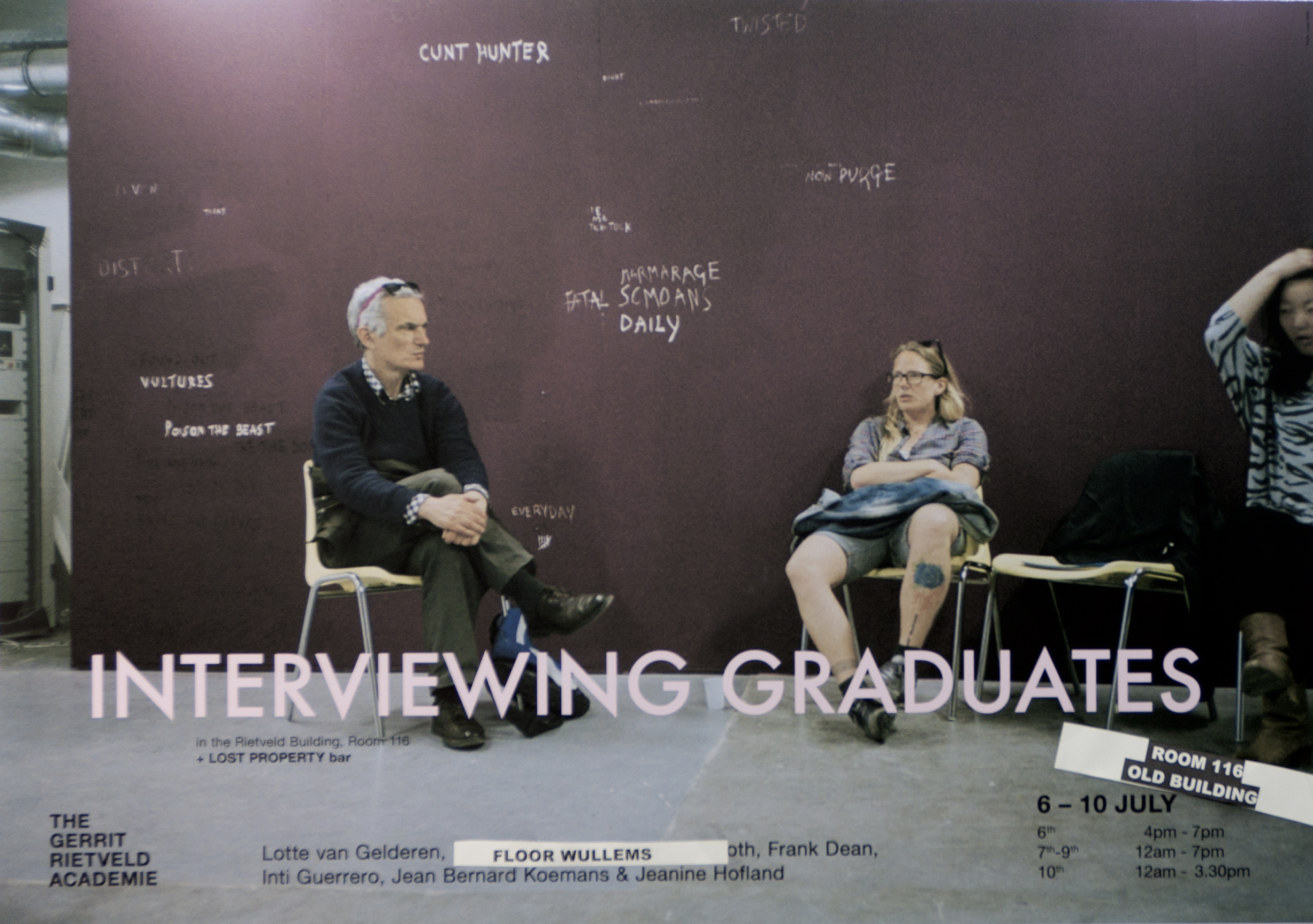 interviewing GRA graduates