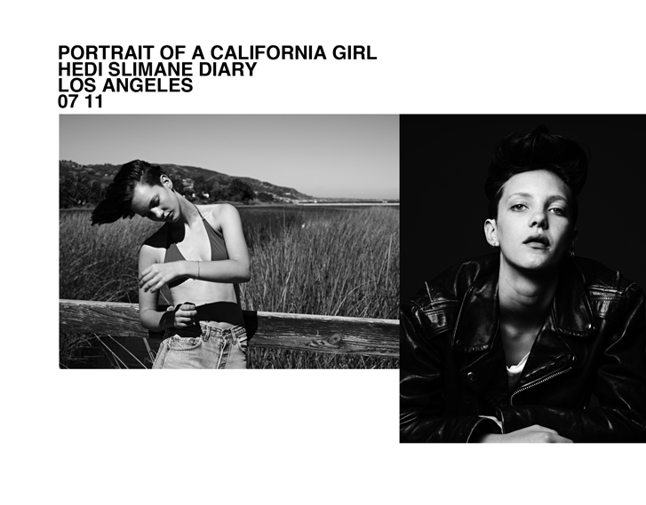 PORTRAIT OF A CALIFORNIA GIRL / HEDI SLIMANE DIARY