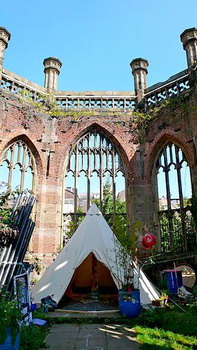 Compassion at The Bombed-Out Church \ Liverpool UK