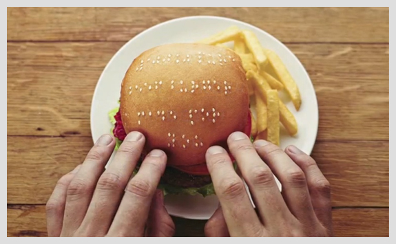 Burgers in Braille