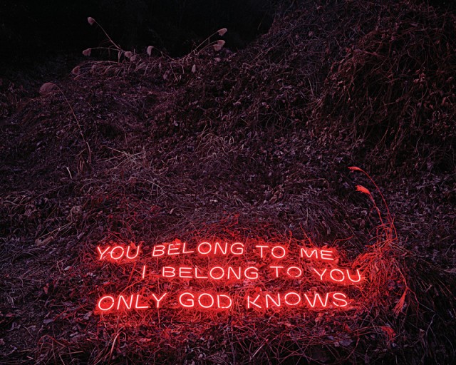 Neon installations by Lee Jung