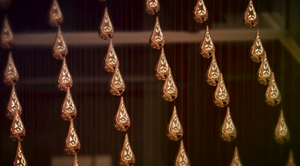 Kinetic Rain at Changi Airport
