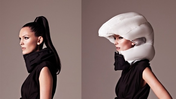 The invisible bike helmet