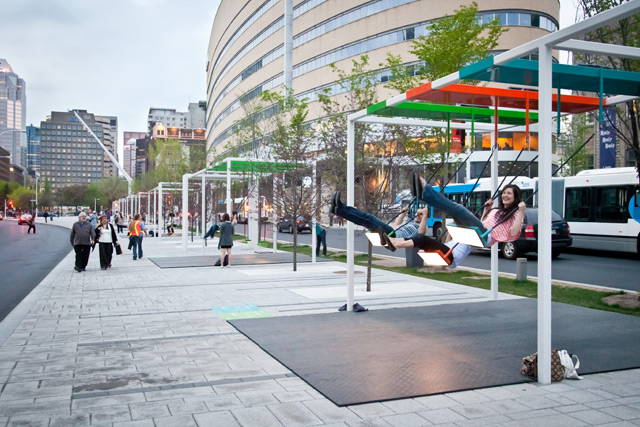 Amazing interactive music installation