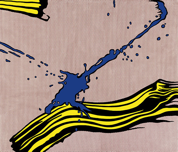 Lichtenstein_BrushstokeWithSpatter_1966