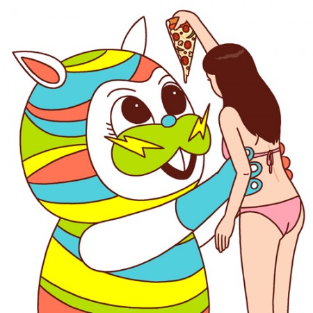 Mummer-Girl-Pizza
