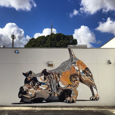Metallic-Dog-Mural-0