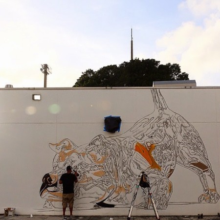 Metallic-Dog-Mural-4b
