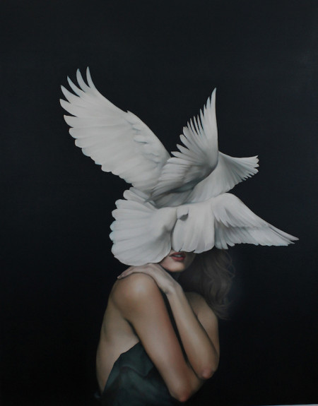 Strong feminine portraits by painter Amy Judd
