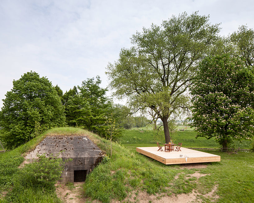 This defunct bunker has been transformed into a holiday home