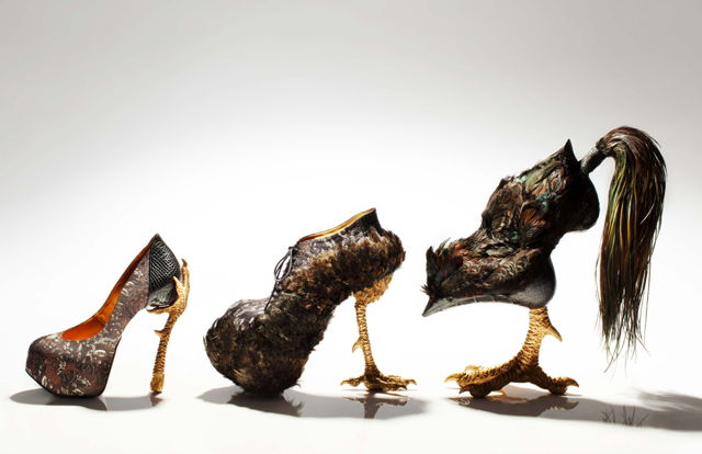 These extravagant stilettos by Japanese designer Masaya Kushino are actually made to be worn