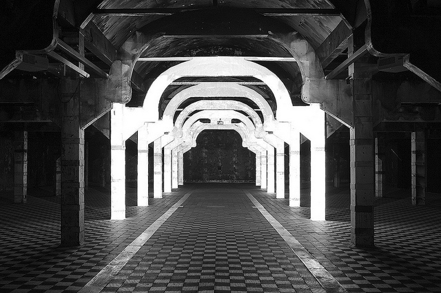 These projection based installations by Pablo Valbuena illuminate architecture