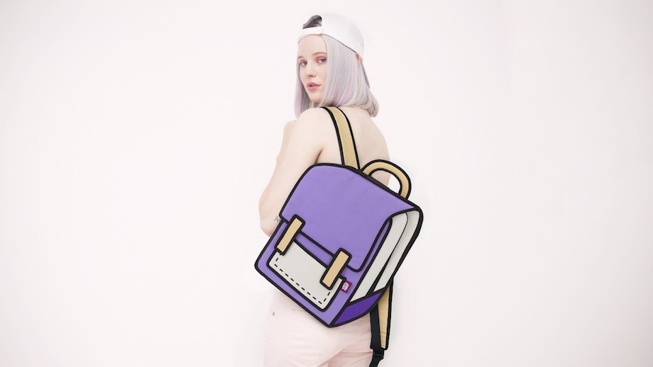 Jump From Paper creates these seemingly two-dimensional Cartoon Bags